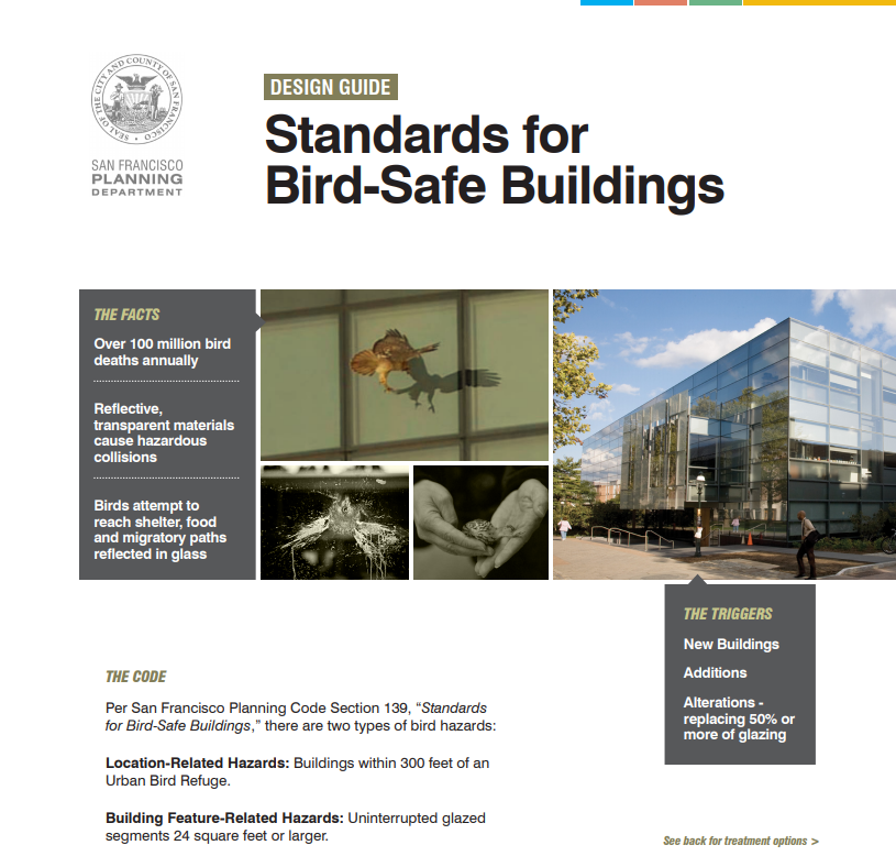 Image for the Design Guide for Bird Safe Buildings