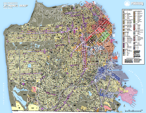 San Francisco Zoning Map Zoning Use Districts | Sf Planning