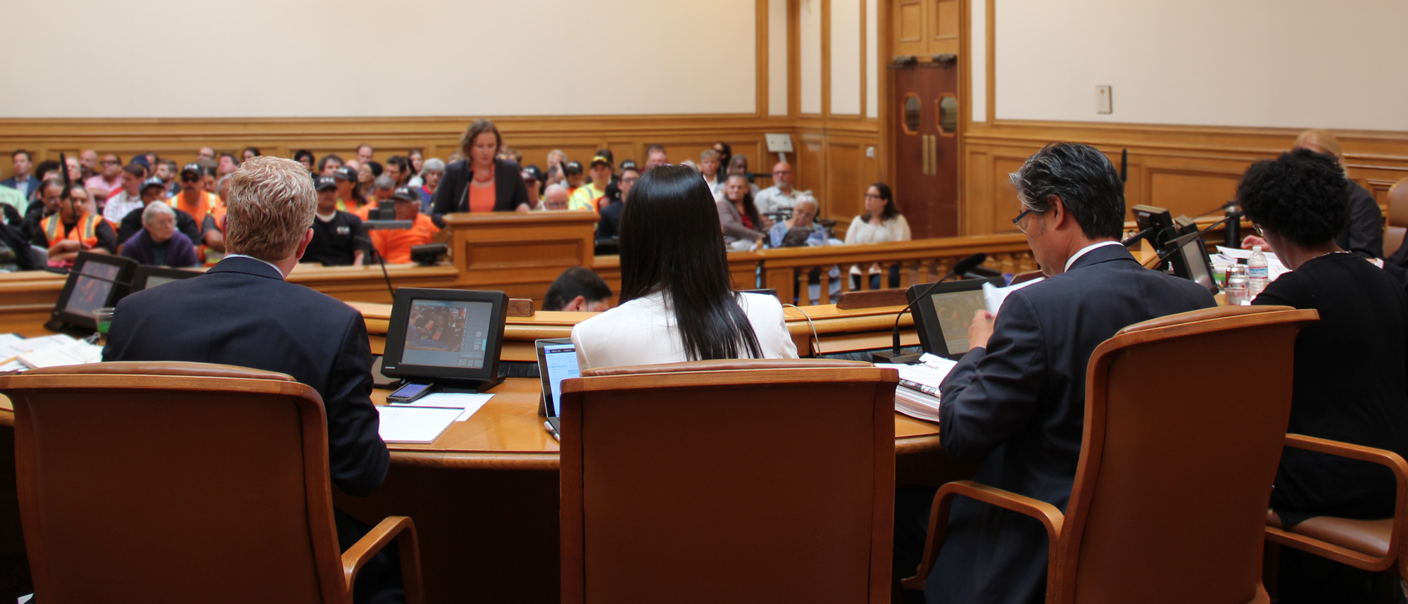 commission hearing and chambers