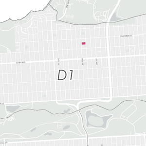 detail of district 1 map