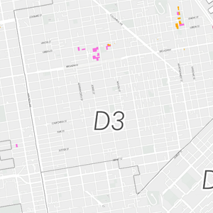 detail of district 3 map