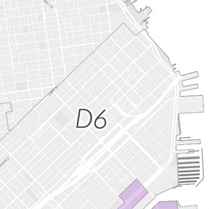 detail of district 6 map