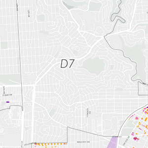 detail of district 7 map