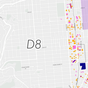 detail of district 8 map