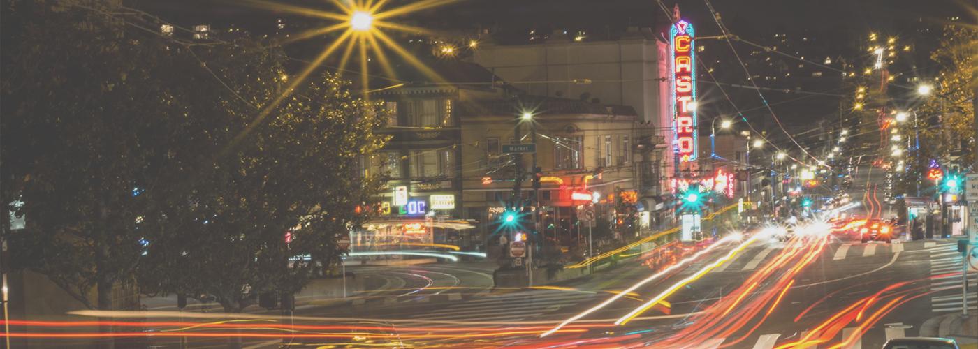 Night View of Castro Street