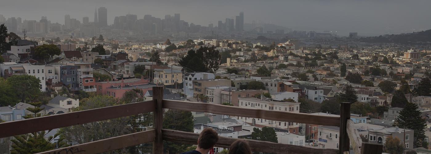 View of Glen Park from Billy Goat Hill