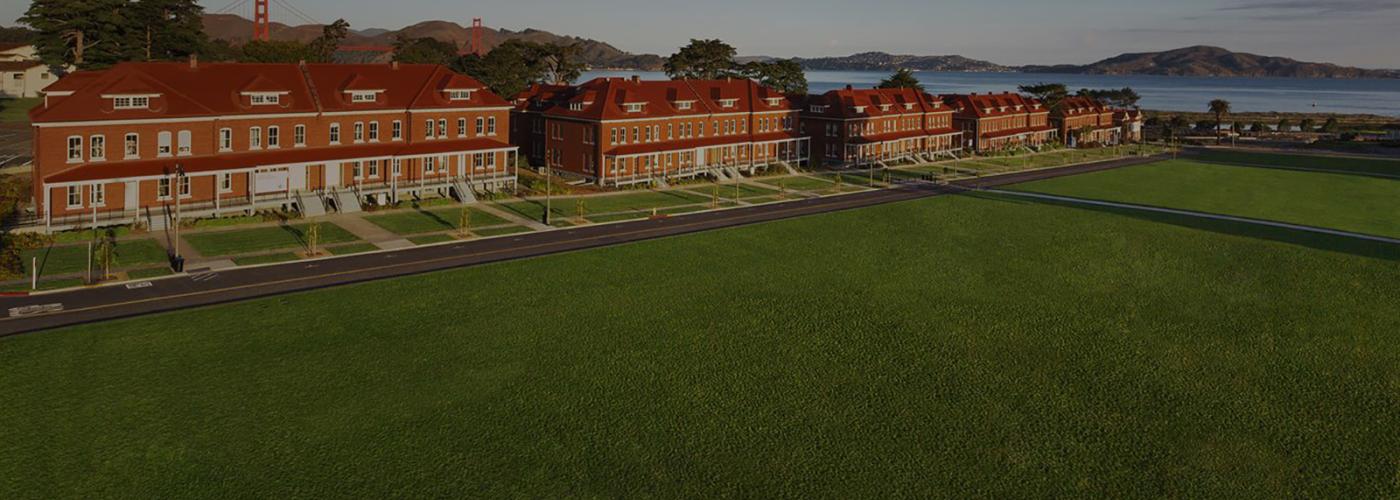 View of the Presidio green