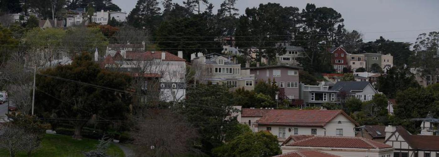 View of West of Twin Peaks Muni station