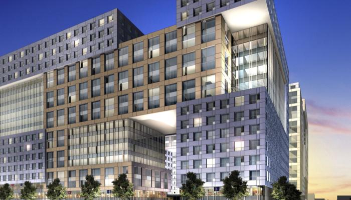 Rendering of the Trinity Plaza project.