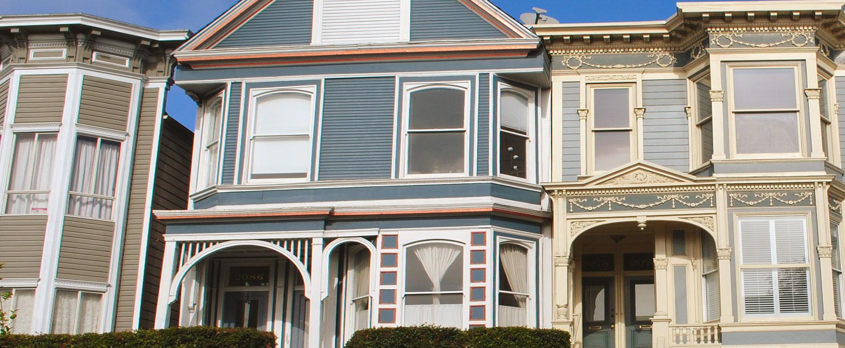 photo credit: SF Planning three homes with differing styles of windows