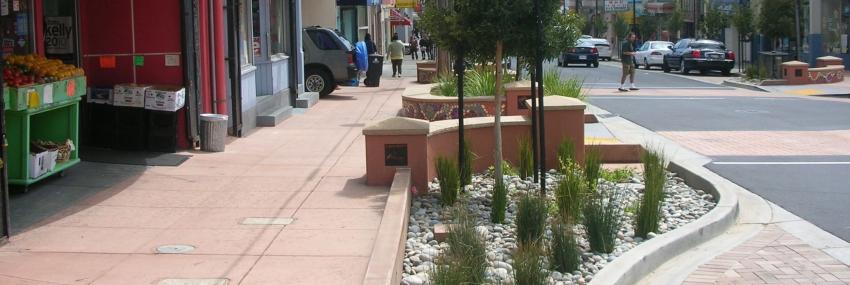Sidewalk Widening, Landscaping and More on Leland Avenue