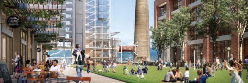 Rendering of stack and park