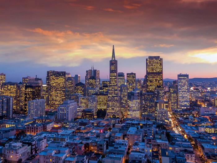view of downtown an Francisco