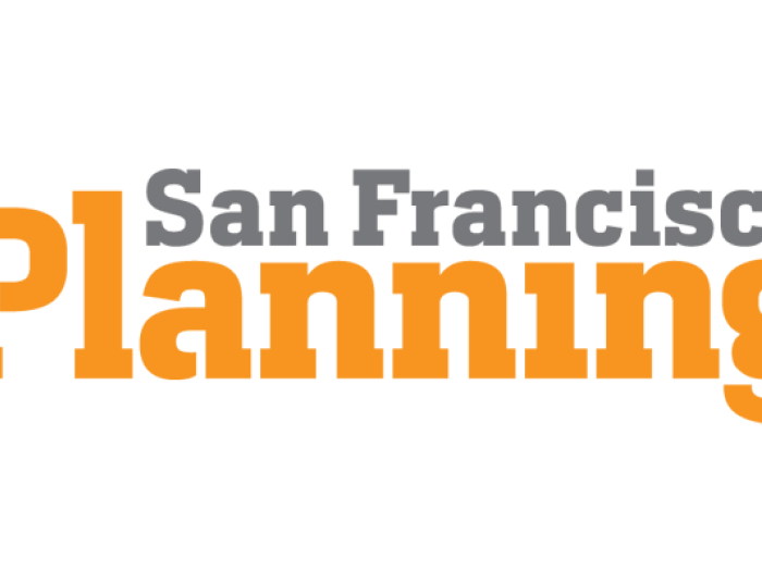 San Francisco Planning logo in grey and orange