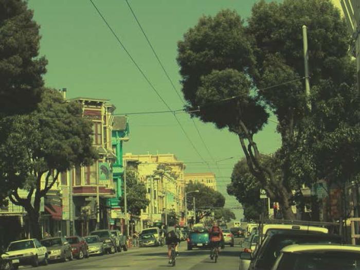 view of Haight Street