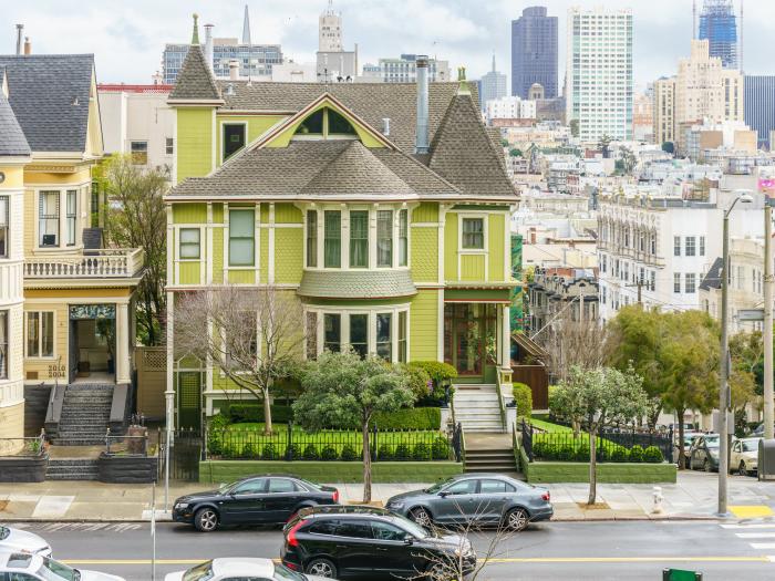 Photo of House in SF with Downtown in the Background