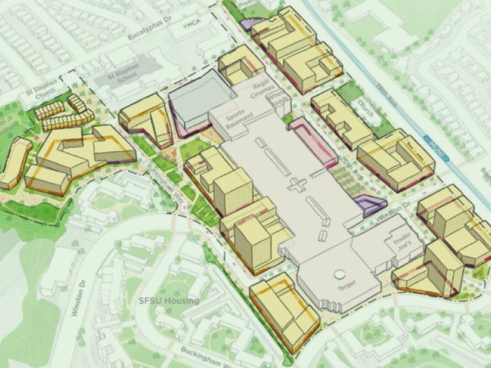 Schematic drawing of proposed development